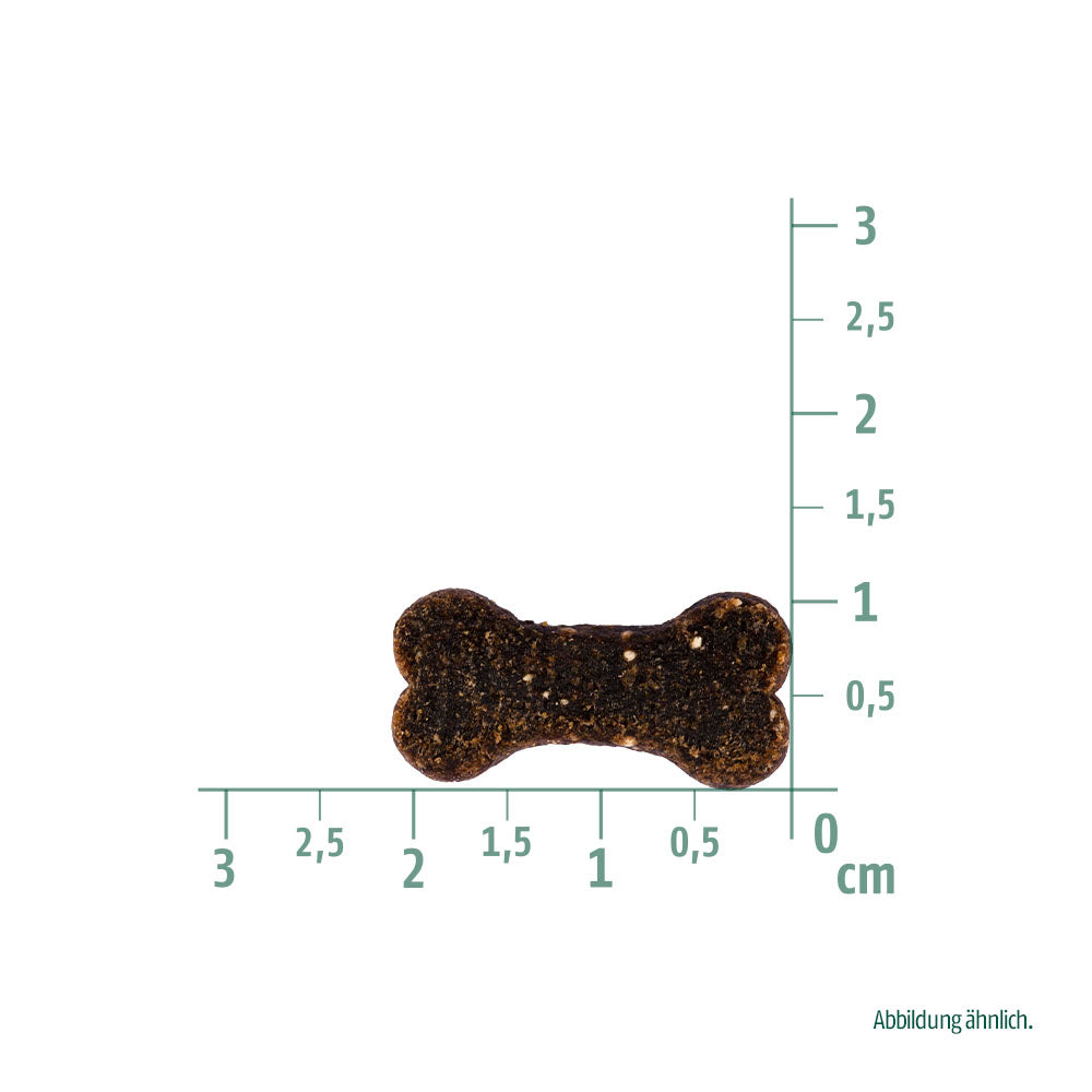 Bild von der Größe des Snacks vom Produkt: Christopherus Hund Soft Snack - Soft im Biss Hirsch