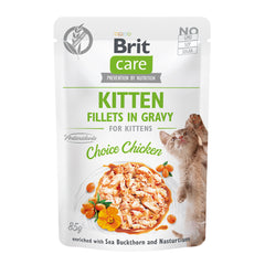 Nassfutter Filets in Soße - Kitten - Huhn