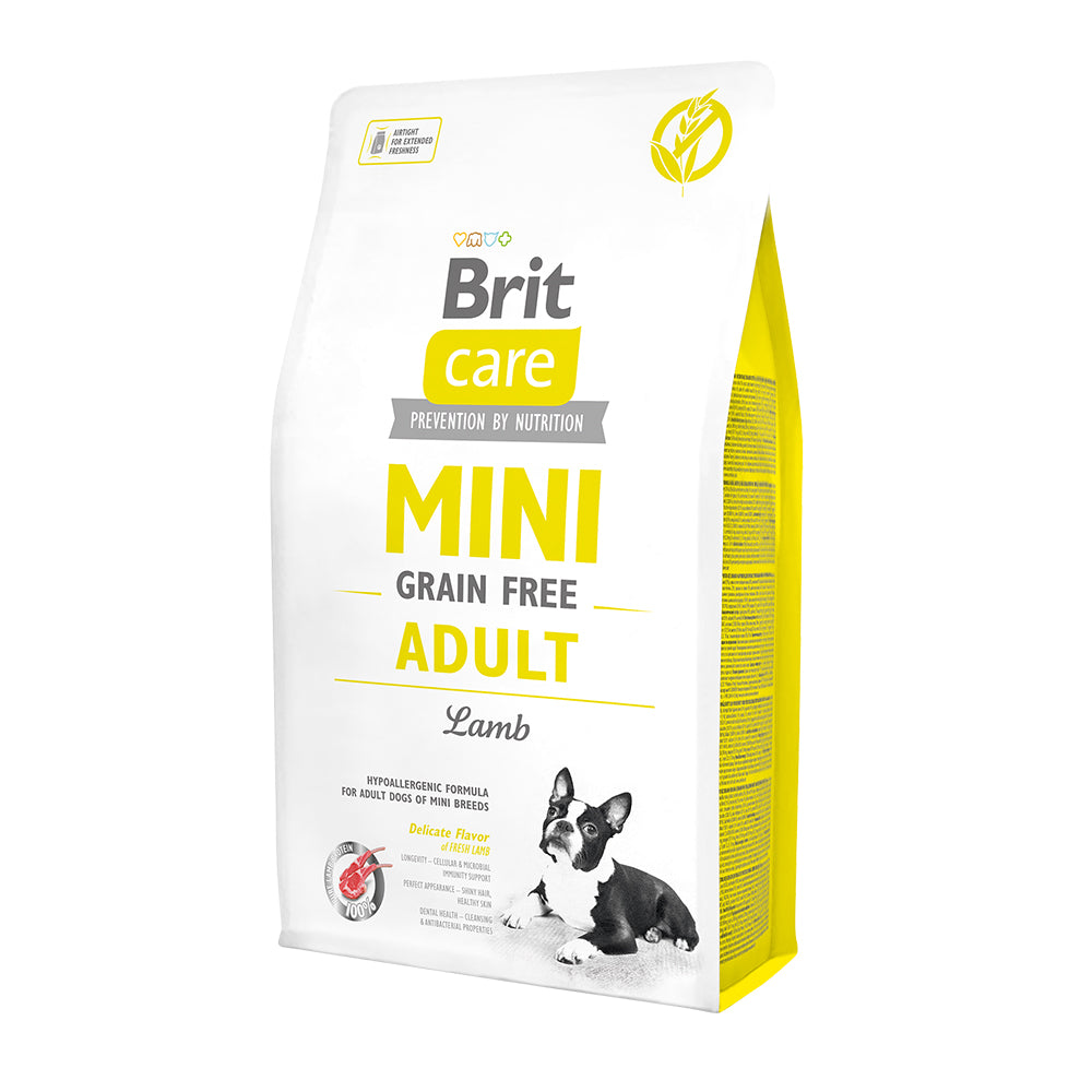 Bild vom Produkt: Brit Care Dog Mini Premium Trockenfutter für adulte Hunde kleiner Rassen - Lamb Lamm 2kg