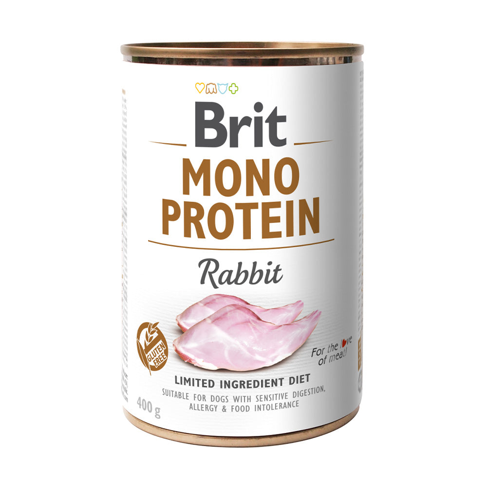 Bild vom Produkt: Brit Premium Nassfutter Monoprotein für adulte Hunde - Rabbit Kaninchen 400g
