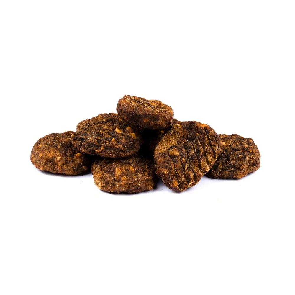 Bild von mehreren Snacks des Produktes: Brit Hund Premium Meaty Jerky Snack Luftgetrocknete Fleischtaler Chicken with Insect Huhn mit Insekt