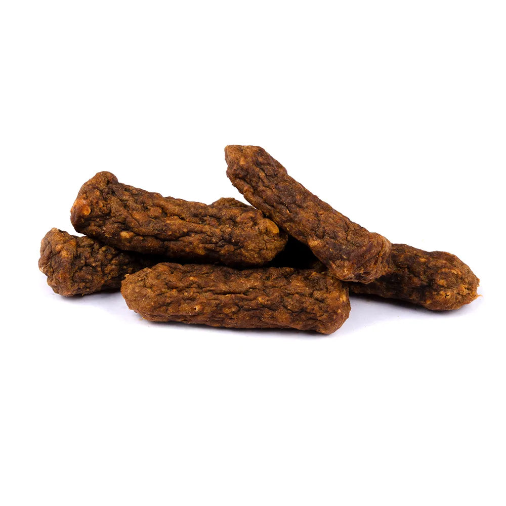 Bild von mehreren Snacks des Produktes: Brit Hund Premium Meaty Jerky Snack Luftgetrocknete Fleischriegel Chicken with Insect Huhn mit Insekt