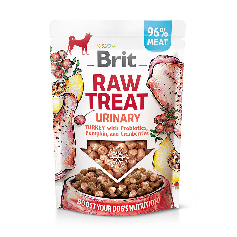 Bild vom Produkt: Brit Hund Premium Raw Treat Gefriergetrockneter Snack Urinary Turkey Probiotics Harngesundheit Truthahn Probiotika 40g