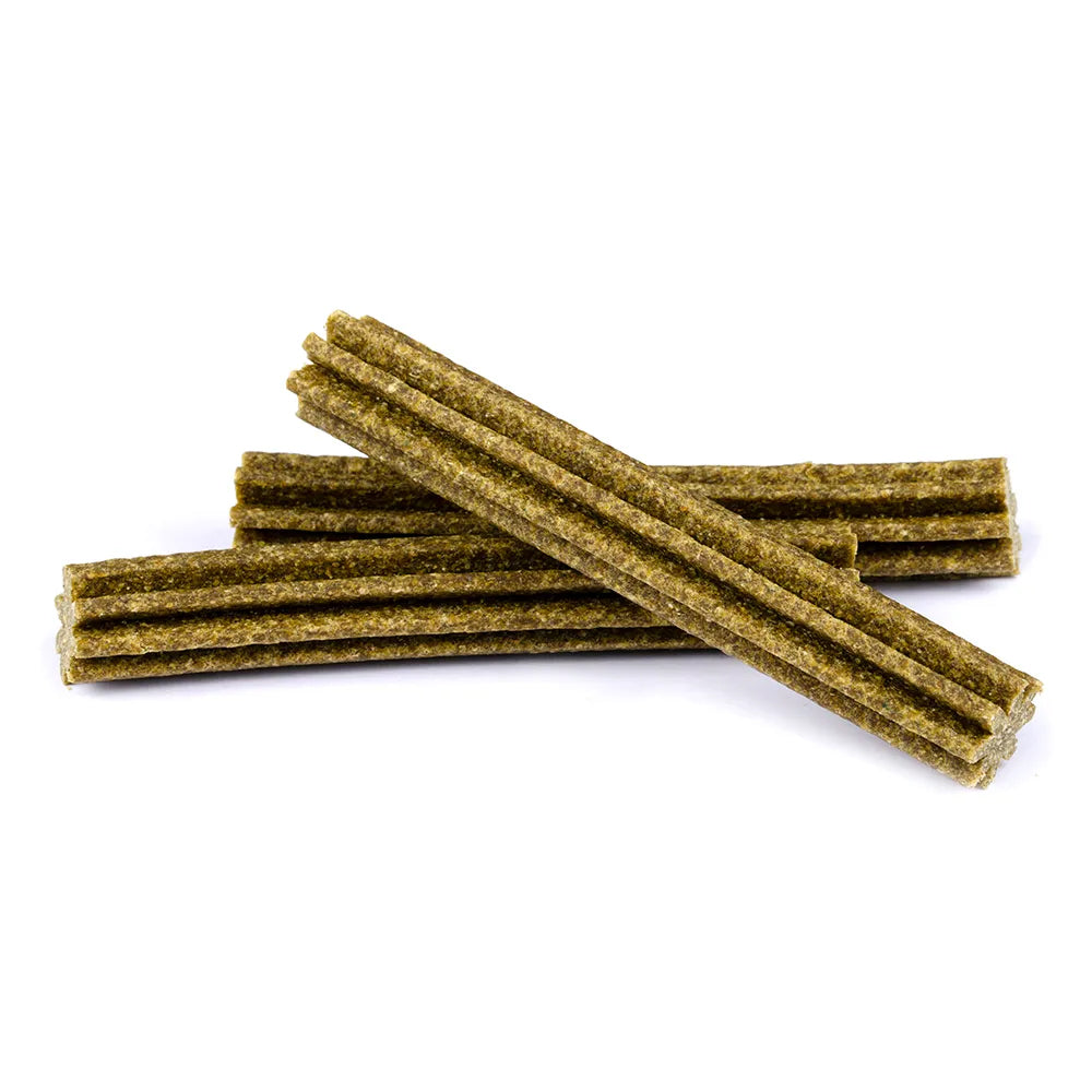 Bild von mehreren Snacks des Produktes: Brit Hund Premium Dental Stick Snacks Zahnpflege Teeth & Gums Chamomile Sage Zähne & Zahnfleisch Kamille und Salbei