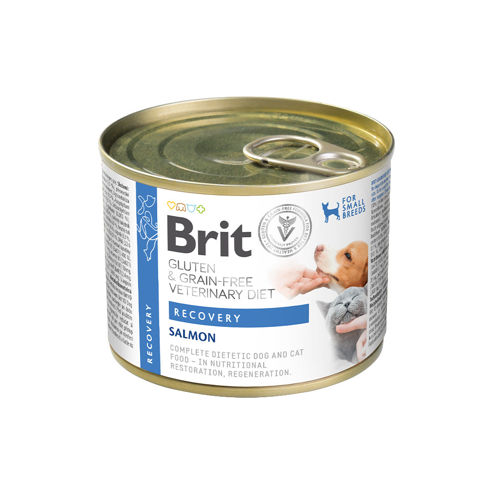 Bild vom Produkt: Brit Premium veterinär Diät Nassfutter Dose für adulte Katzen und Hunde - Lachs - Recovery Regeneration Rekonvaleszens 200g