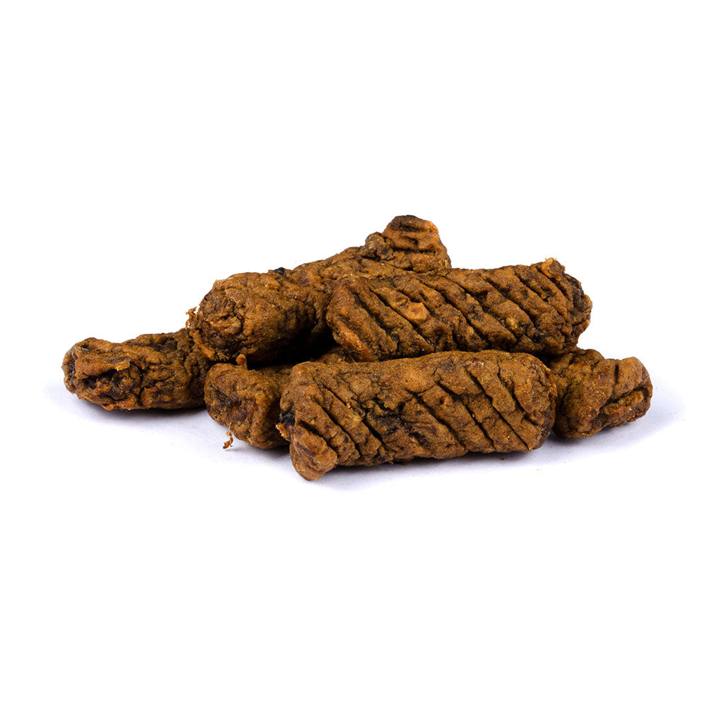 Bild von mehreren Snacks des Produktes: Carnilove Premium Luftgetrockneter Fleischriegel Snack Meat Jerky Chicken Wild Boar Bar Huhn Wildschwein