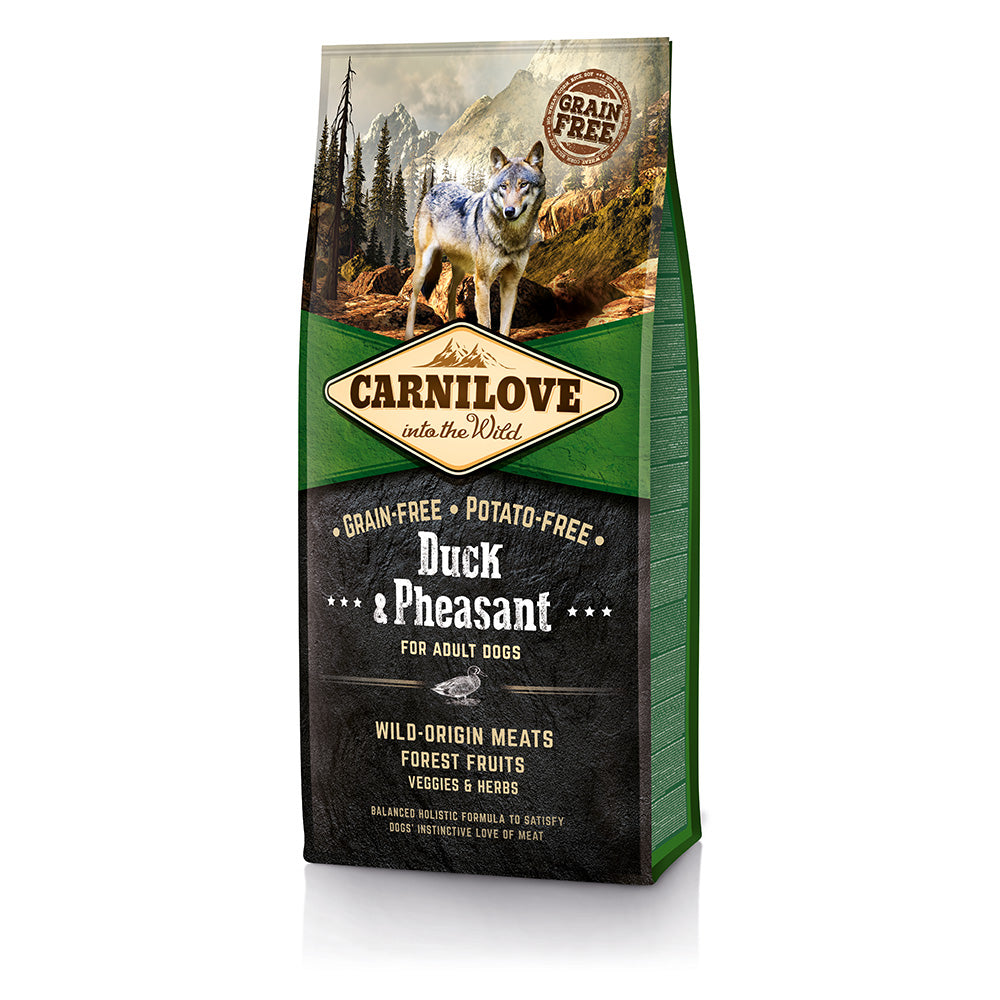 Bild vom Produkt: Carnilove Premium Trockenfutter für adulte Hunde Duck Pheasant Ente Fasan 12kg