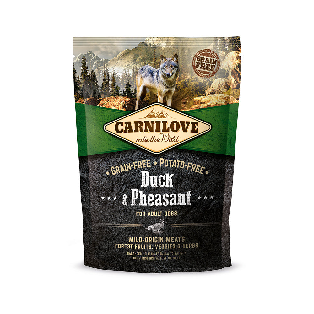 Bild vom Produkt: Carnilove Premium Trockenfutter für adulte Hunde Duck Pheasant Ente Fasan 1,5kg