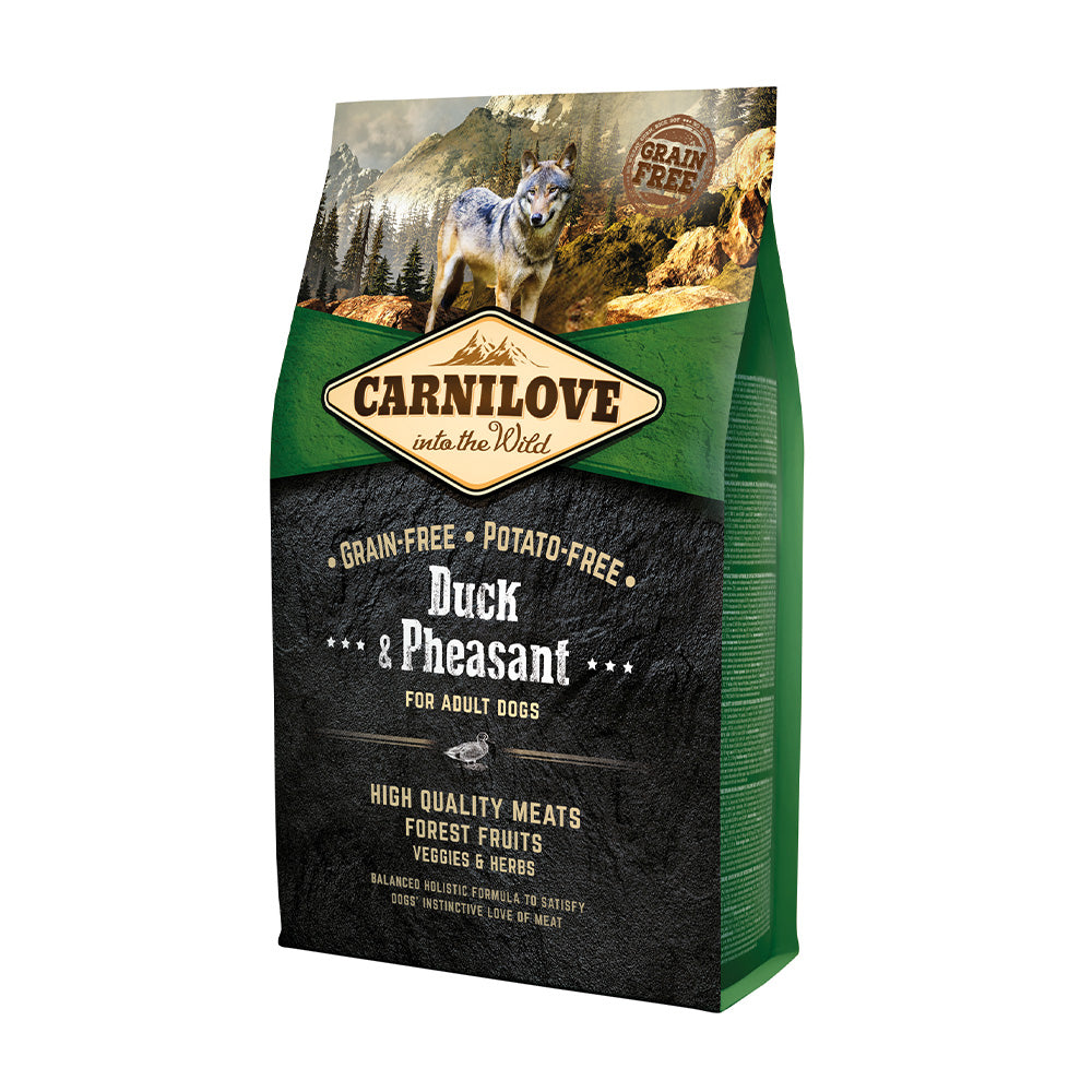 Bild vom Produkt: Carnilove Premium Trockenfutter für adulte Hunde Duck Pheasant Ente Fasan 4kg
