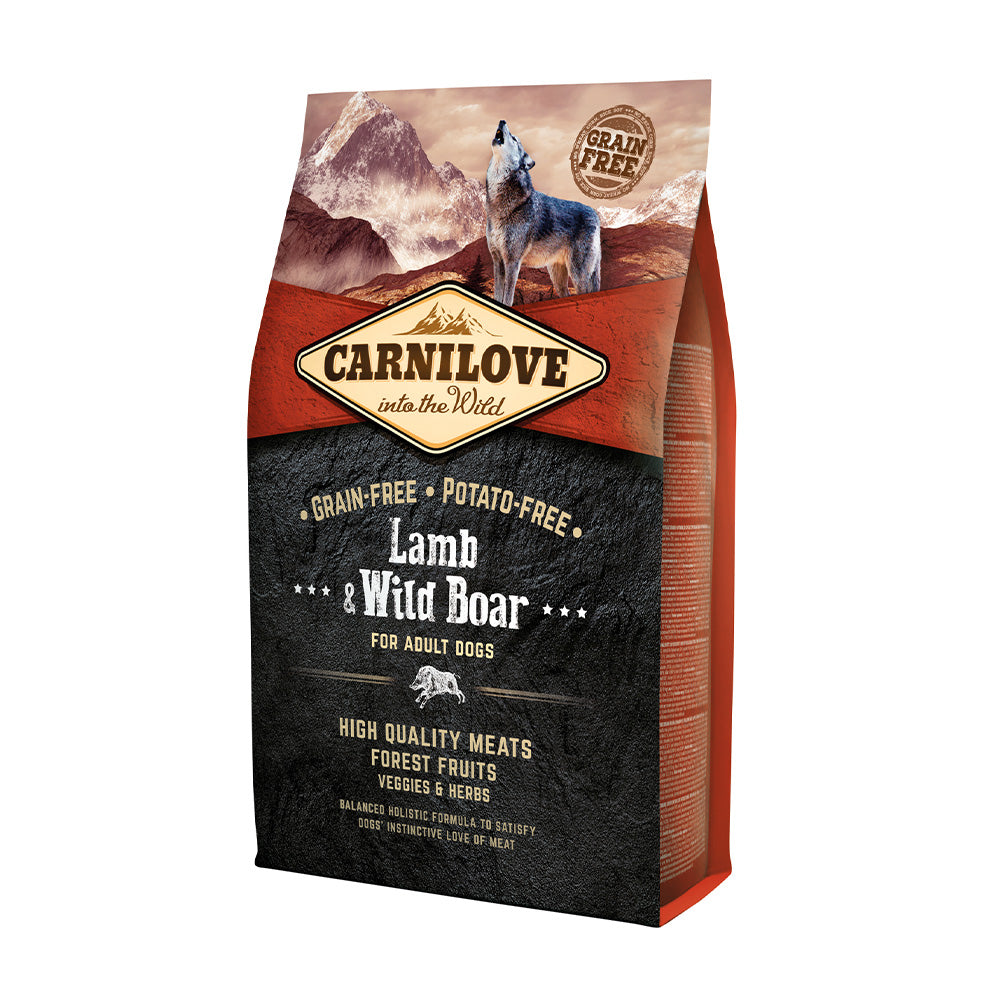 Bild vom Produkt: Carnilove Premium Trockenfutter für adulte Hunde Lamb Wild Boar Lamm Wildschwein 4kg