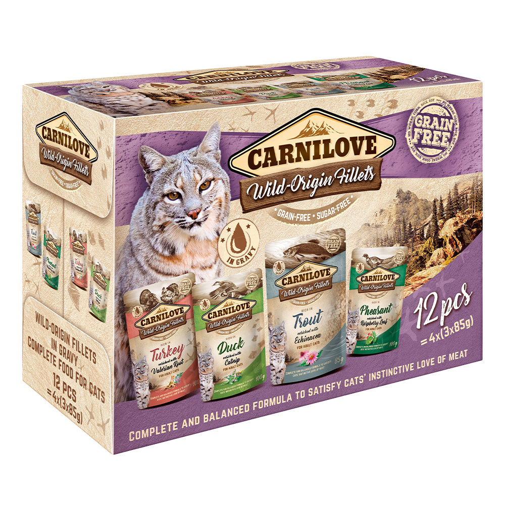 Bild vom Produkt: Carnilove Premium Nassfutter Pouch in Soße - 12 Pouches in einem Multipack
