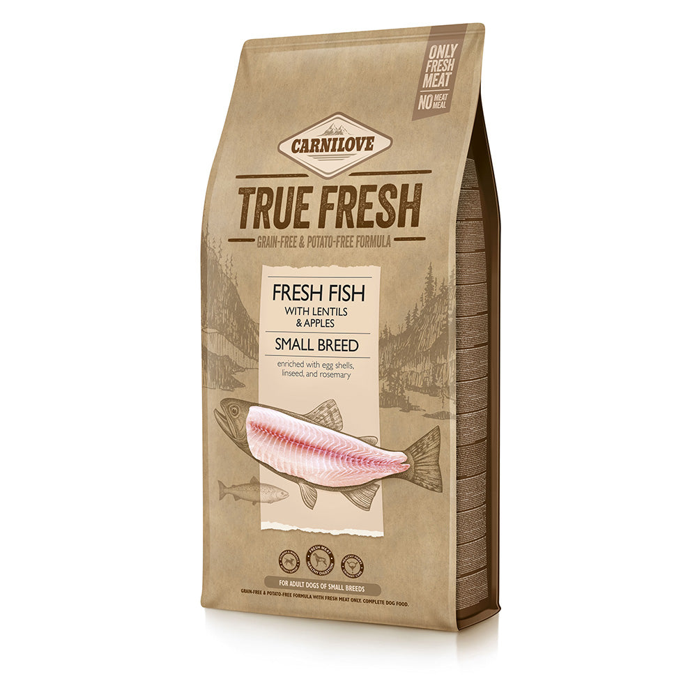 Bild vom Produkt: Carnilove True Fresh Premium Trockenfutter für Adulte Hunde kleiner Rassen Fresh Fish Small Breed Frischer Fisch 11,4kg