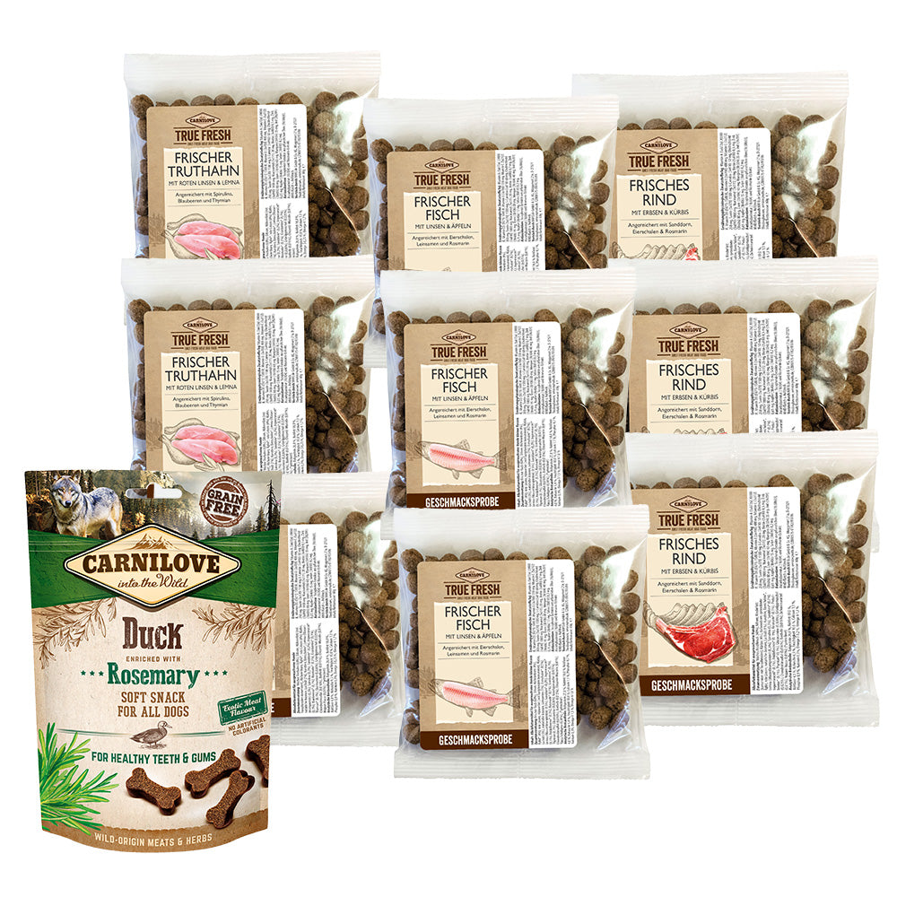Bild vom Produkt: Carnilove True Fresh Premium Trockenfutter für Adulte Hunde - Probierpaket