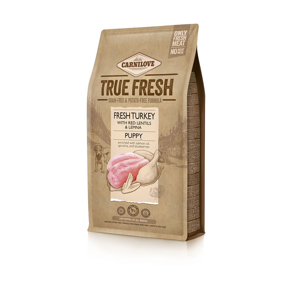 Bild vom Produkt: Carnilove True Fresh Premium Trockenfutter für Welpen Junghunde Fresh Turkey Puppy Frischer Truthahn 1,4kg