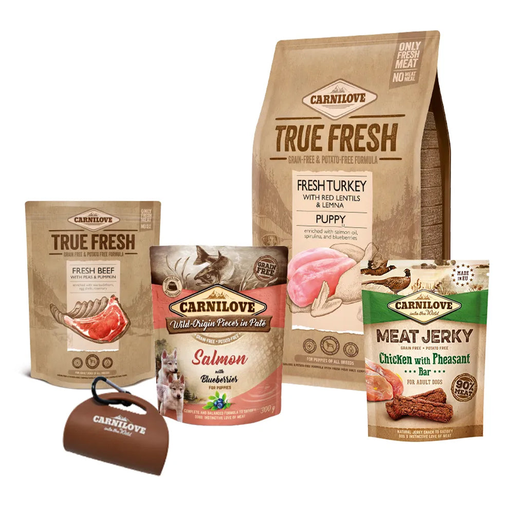 Bild vom Produkt: Carnilove True Fresh Hund Premium Welpenbox Puppy Welpe Inhalt