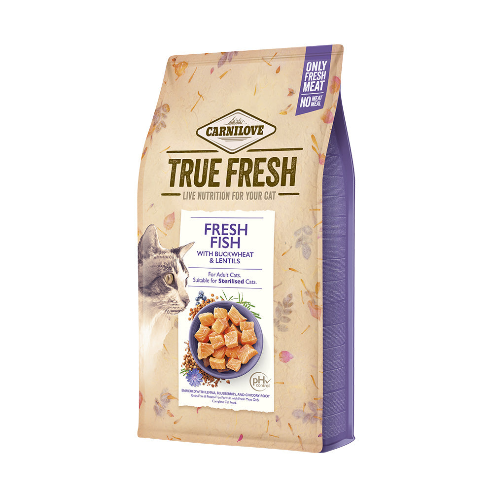 Bild vom Produkt: Carnilove True Fresh Premium Trockenfutter für adulte Katzen Fresh Fish Frischer Fisch 1,8kg