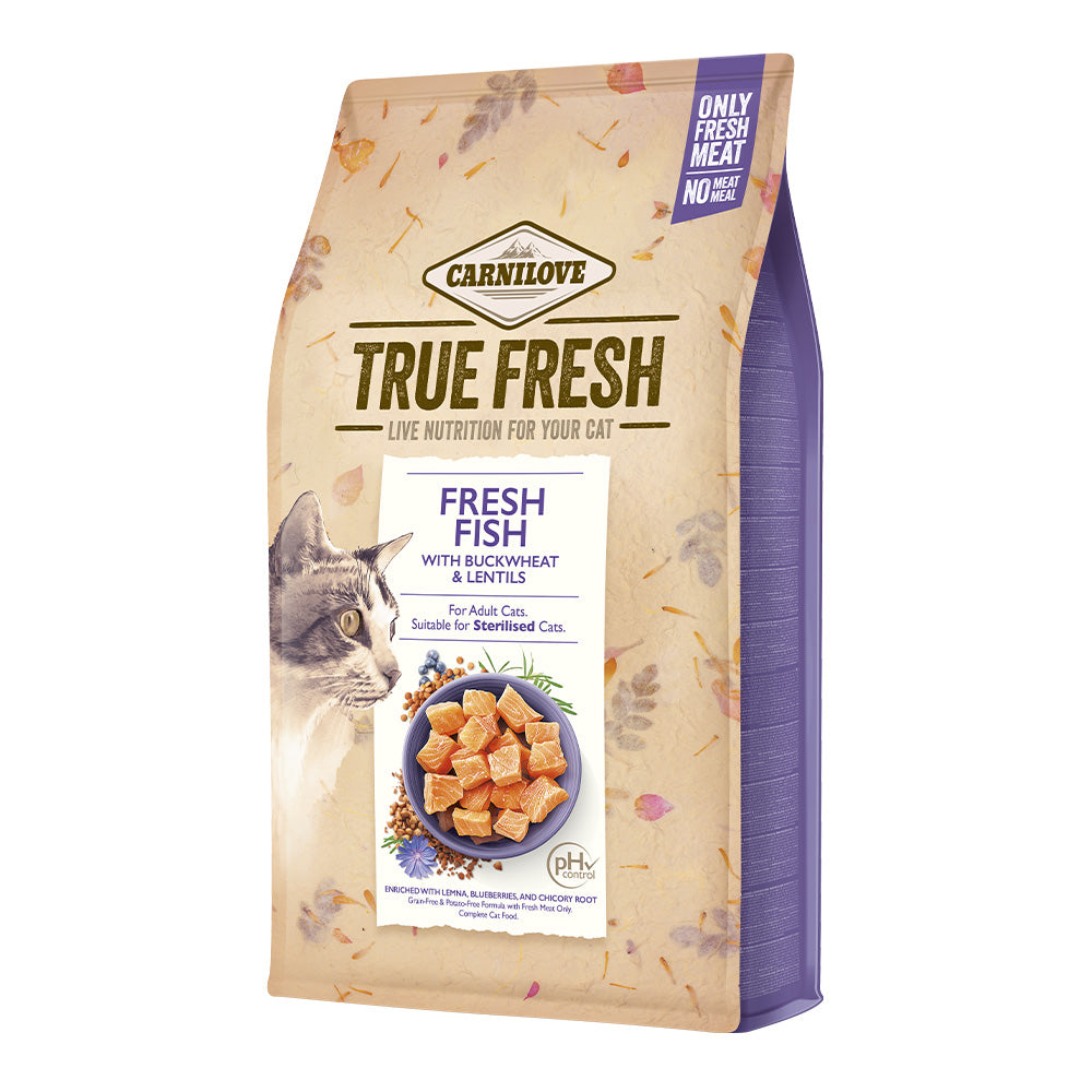 Bild vom Produkt: Carnilove True Fresh Premium Trockenfutter für adulte Katzen Fresh Fish Frischer Fisch 4,8kg