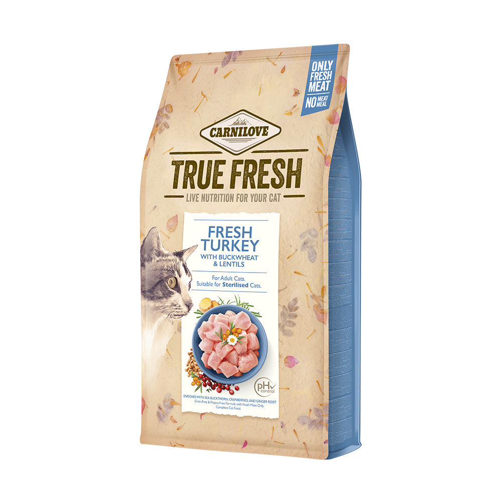 Bild vom Produkt: Carnilove True Fresh Premium Trockenfutter für adulte Katzen Fresh Turkey Frischer Truthahn 1,8kg