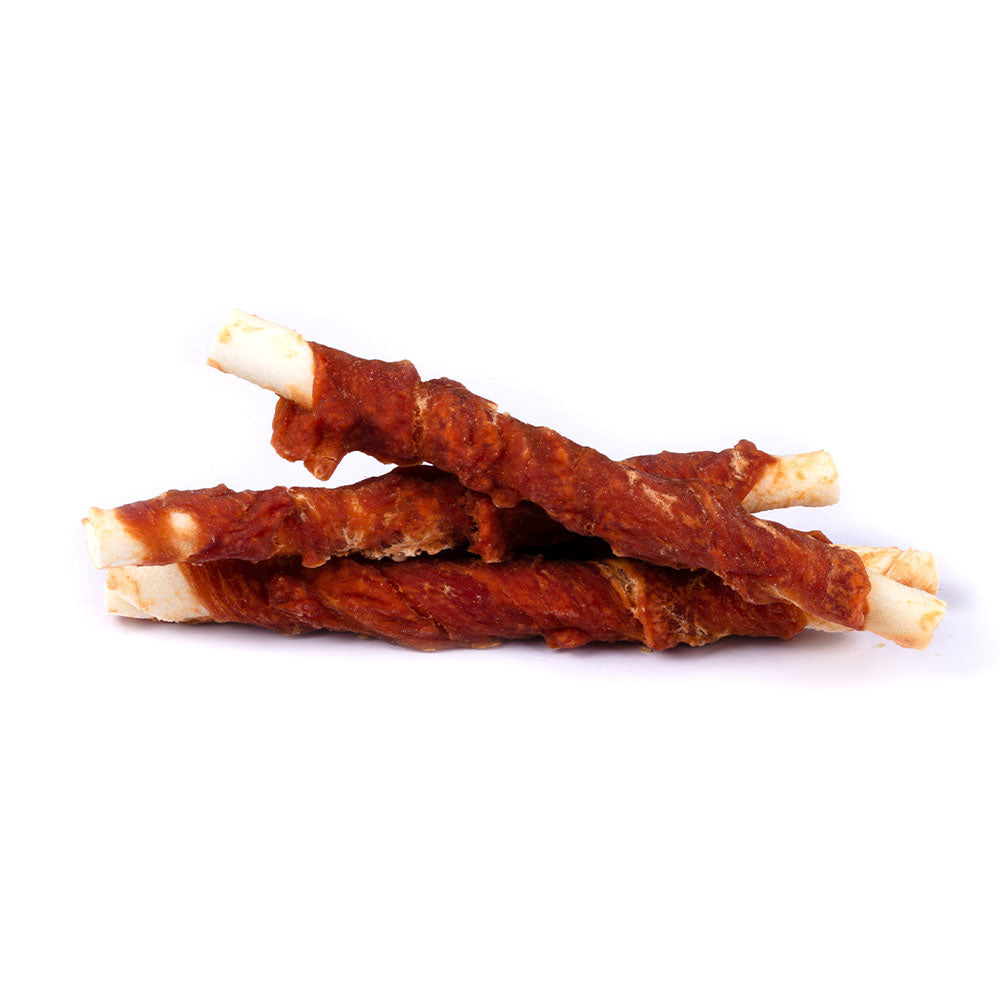 Bild von mehreren Snacks des Produktes: Christopherus Hund Snack Natur im Biss Enten Kausticks