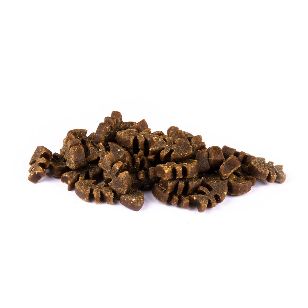 Bild von mehreren Snacks vom Produkt: Christopherus Hund Soft Snack - Soft im Biss Lachs
