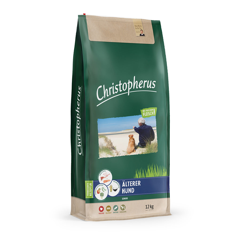 Bild vom Produkt: Christopherus Hund Trockenfutter Senior älterer Hund 12kg
