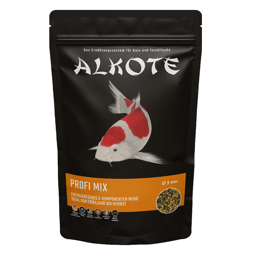 Alkote Premium Fisch und Koifutter Profi Mix 3mm Verpackung 500g