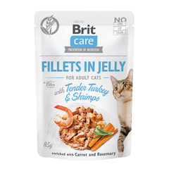 Nassfutter Filets in Gelee - Adult - Truthahn und Shrimps