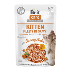 Nassfutter Filets in Soße - Kitten - Lachs