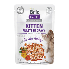 Nassfutter Filets in Soße - Kitten - Truthahn