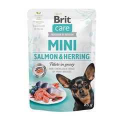Nassfutter Filets in Soße - Adult Mini sterilisiert - Lachs und Hering