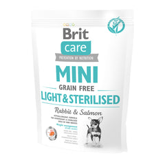 Trockenfutter - Adult Mini sterilisiert - Kaninchen und Lachs - Light