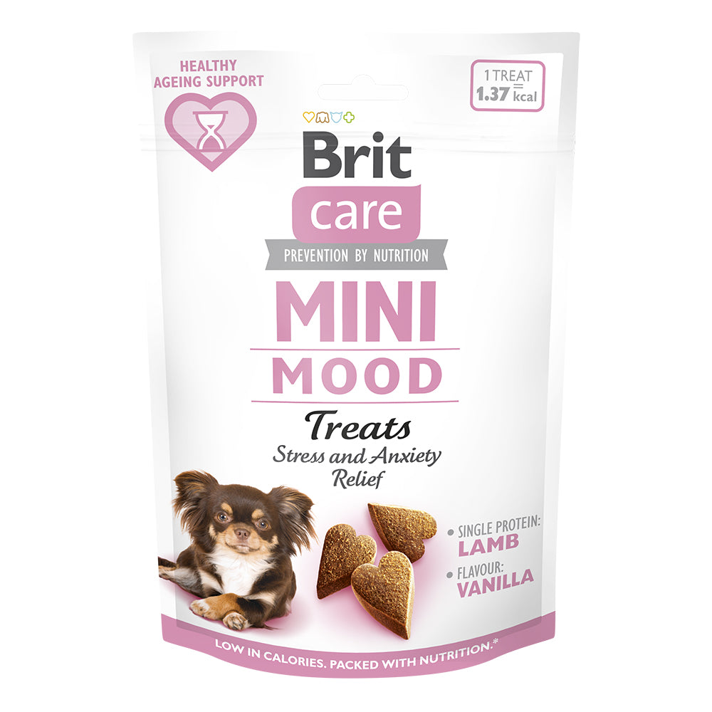 Bild vom Produkt: Brit Care Mini Hund Premium Soft Snack Functional Snack Lamm mit Kürbis und Hanf - Mood 50g
