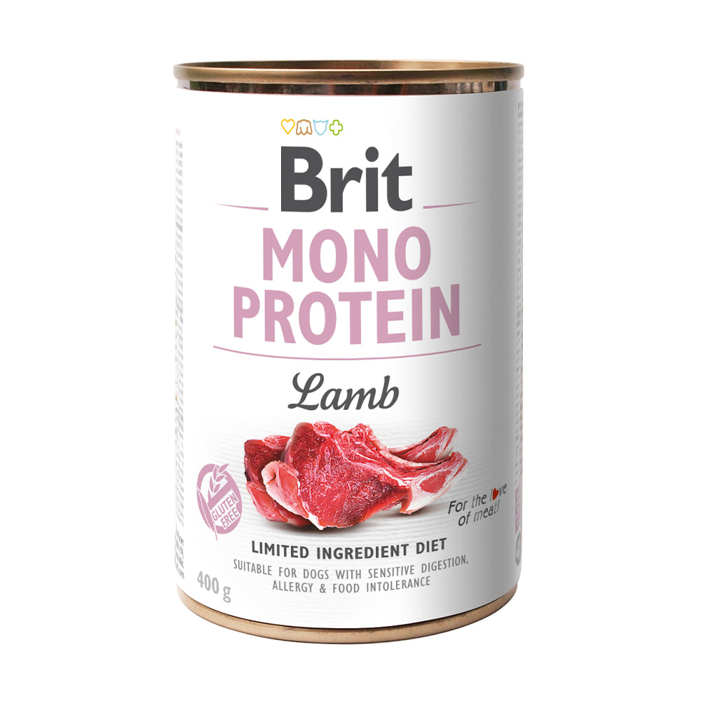 Bild vom Produkt: Brit Premium Nassfutter Monoprotein für adulte Hunde - Lamb Lamm 400g