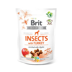 Crunchy Snack - Insekt mit Truthahn und Apfel