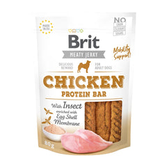 Luftgetrocknete Fleischriegel - Huhn mit Insekt