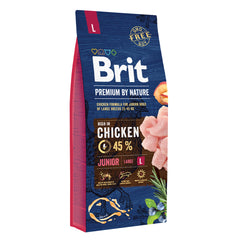 Trockenfutter - Junior große Rassen - Huhn