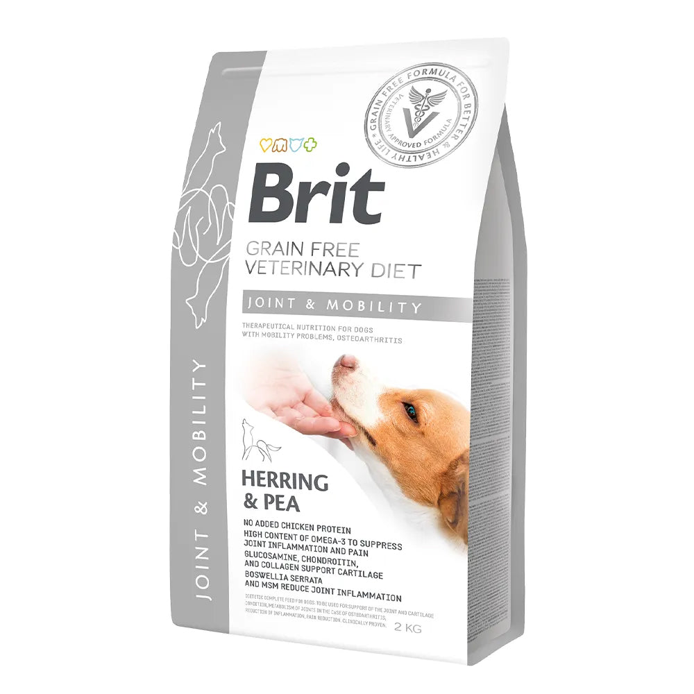 Bild vom Produkt: Brit Premium veterinär Diät Trockenfutter für adulte Hunde - Herring with Peas Hering mit Erbsen - Joint & Mobility Mobilität 2kg