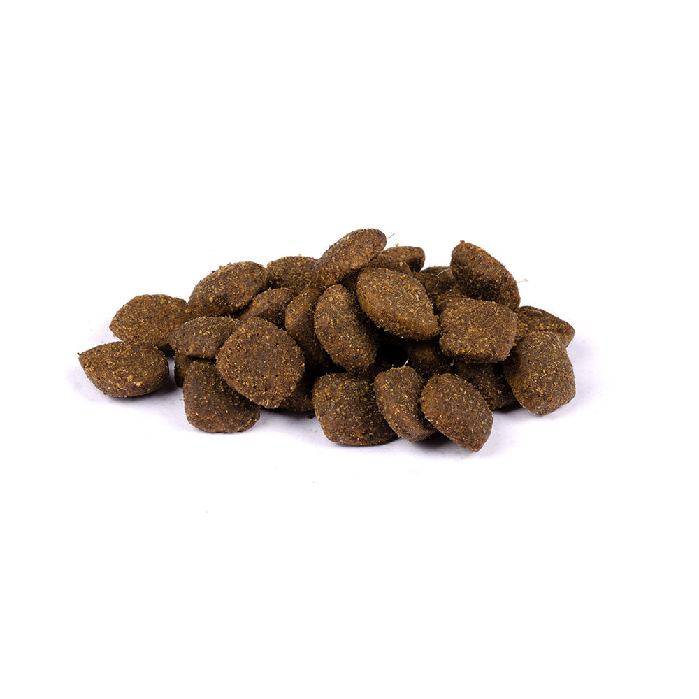 Bild von mehreren Kroketten des Produktes: Carnilove Premium Trockenfutter für adulte Hunde Lamb Wild Boar Lamm Wildschwein