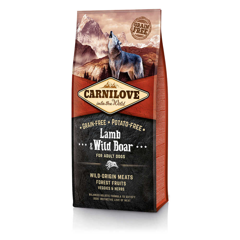 Bild vom Produkt: Carnilove Premium Trockenfutter für adulte Hunde Lamb Wild Boar Lamm Wildschwein 12kg