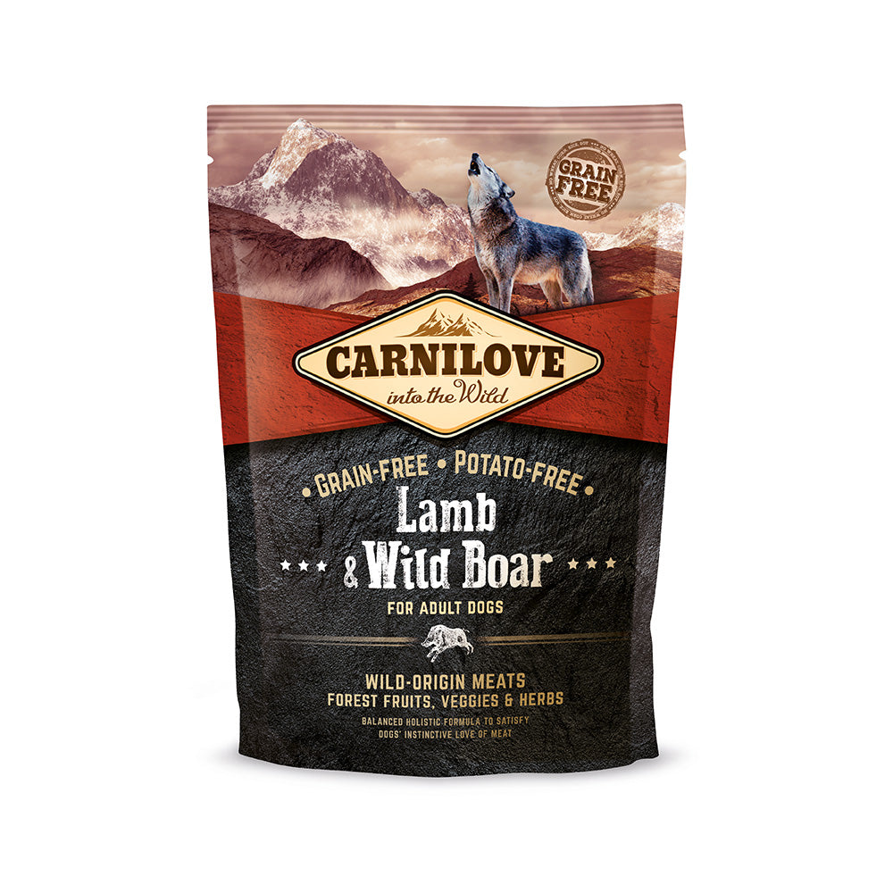 Bild vom Produkt: Carnilove Premium Trockenfutter für adulte Hunde Lamb Wild Boar Lamm Wildschwein 1,5kg