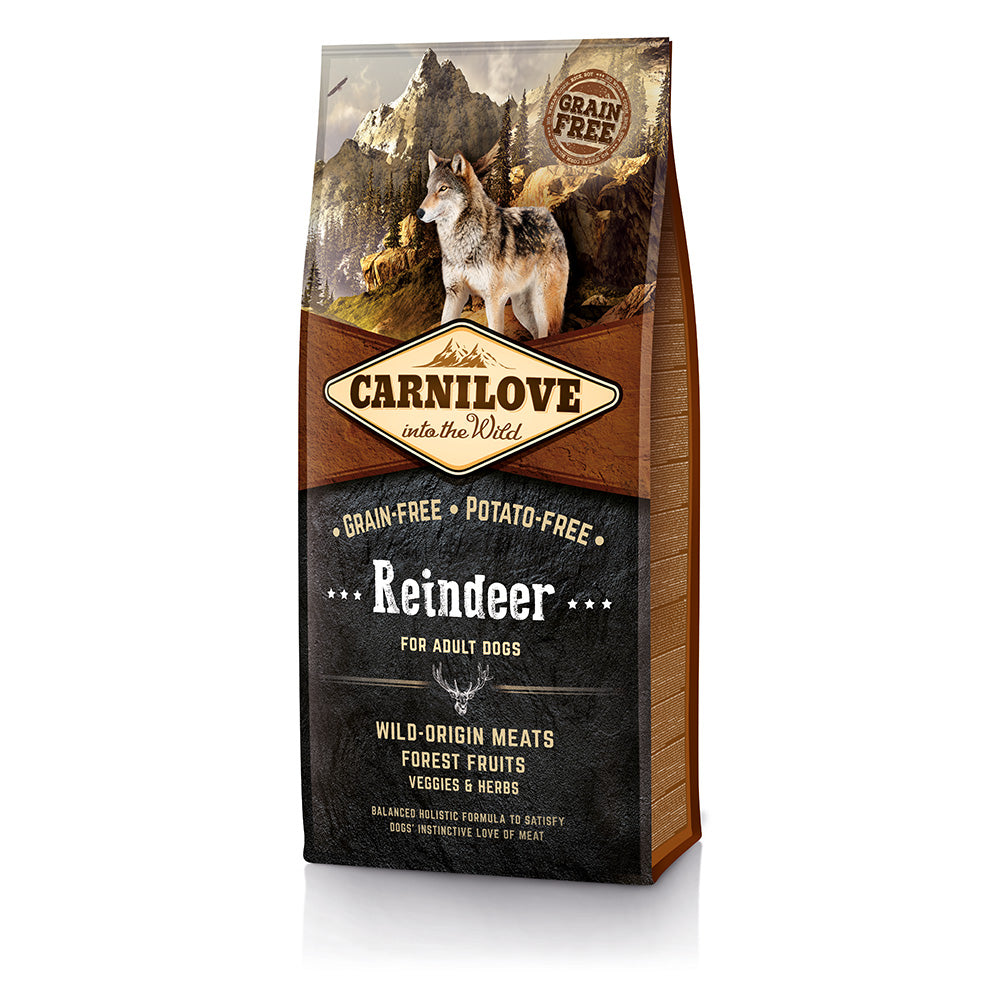 Bild vom Produkt: Carnilove Premium Trockenfutter für adulte Hunde Reindeer Rentier 12kg