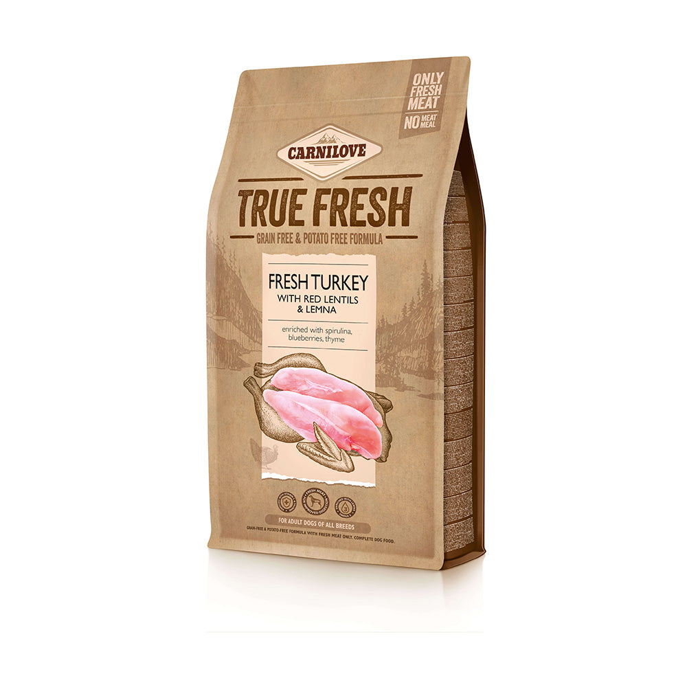 Bild vom Produkt: Carnilove True Fresh Premium Trockenfutter für Adulte Hunde Fresh Turkey Frischer Truthahn 1,4kg