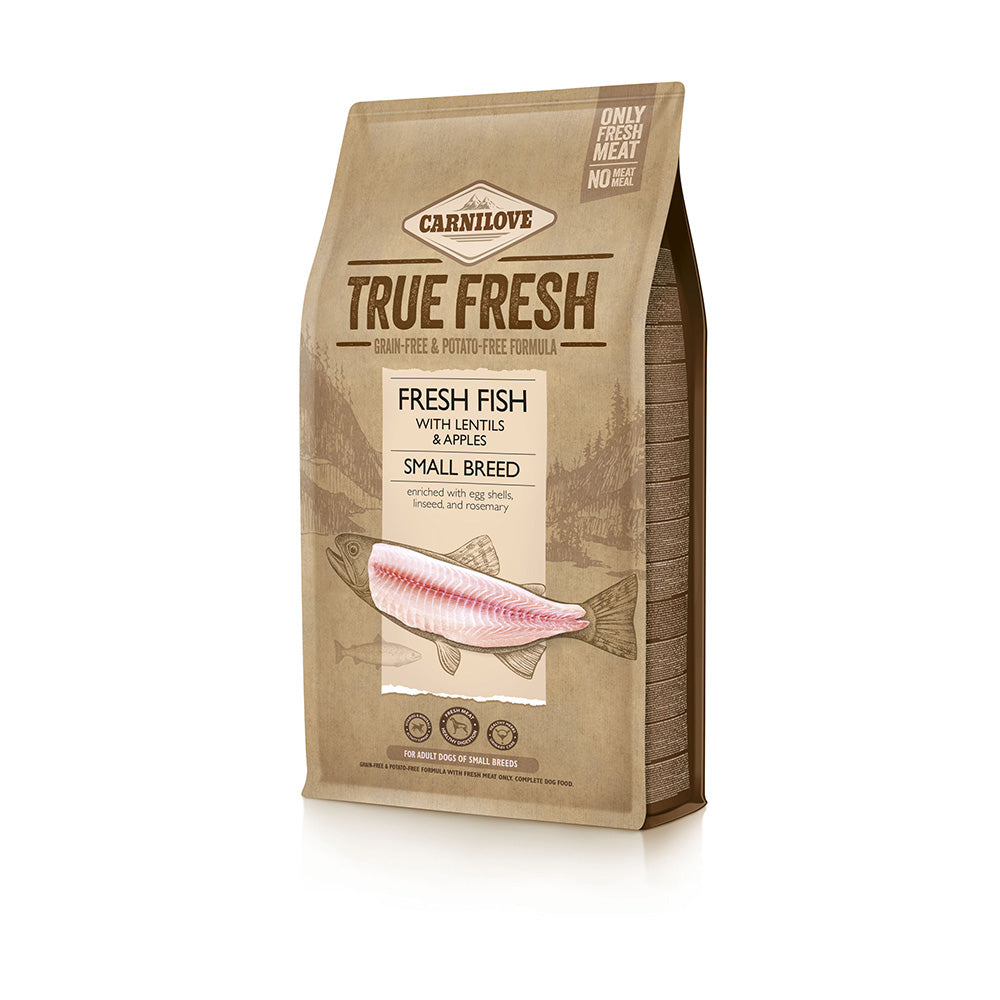 Bild vom Produkt: Carnilove True Fresh Premium Trockenfutter für Adulte Hunde kleiner Rassen Fresh Fish Small Breed Frischer Fisch 4kg
