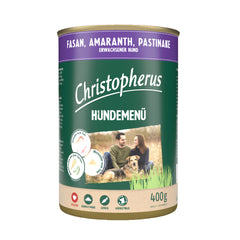 Nassfutter Hundemenü - Adult - Fasan mit Amaranth und Pastinake