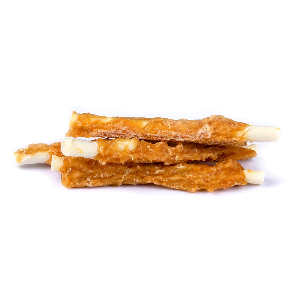 Bild von mehreren Snacks vom Produkt: Christopherus Hund Snack Natur im Biss Hähnchen Kausticks