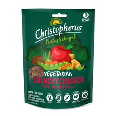 Vegetarischer Crunchy Snack - Apfel mit Linsen