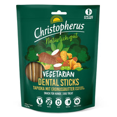 Vegetarischer Dental Stick - Tapioka mit Erdnussbutter
